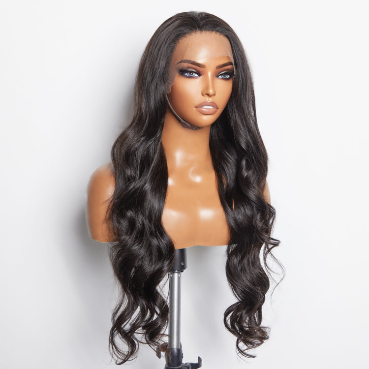 150% Density 13x6 PartingMax Glueless Lace Wigs 3D Cap Pre-bleached Lace Front Wig Body Wave