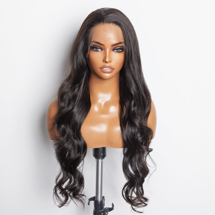 150% Density 13x6 PartingMax Glueless Lace Wigs 3D Cap Pre-bleached Lace Front Wig Body Wave