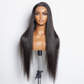 150% Density 13x6 PartingMax Glueless Lace Wig 3D Cap Pre-bleached Lace Front Wig Straight