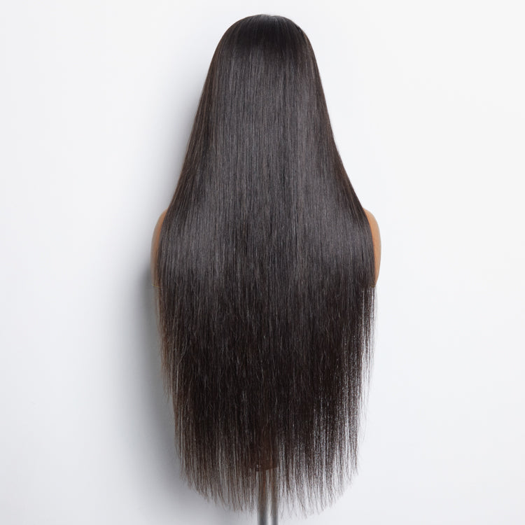 150% Density 13x6 PartingMax Glueless Lace Wig 3D Cap Pre-bleached Lace Front Wig Straight