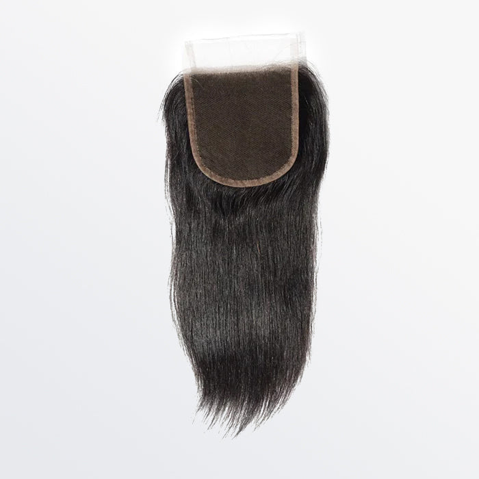 4.5x 4.5 Upgrade Free Parted Lace Closure Straight