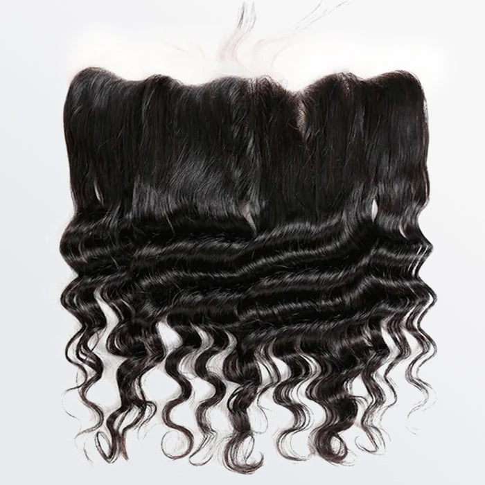13x4 Free Parted Frontal Deep Wave