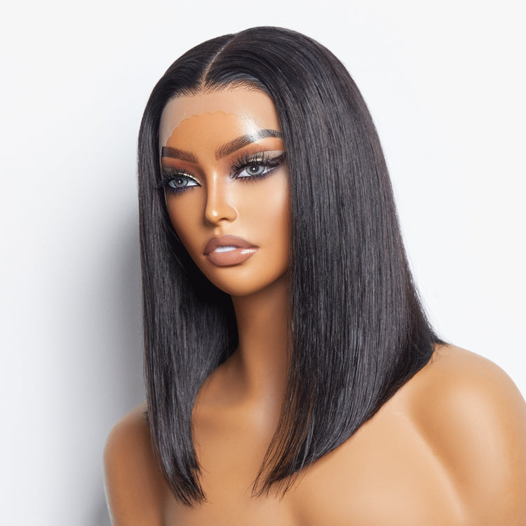 150% Density 13x4 Pre-Plucked Lace Frontal Bob Wig Straight