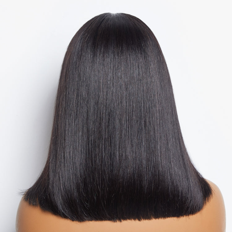 150% Density 13x4 Pre-Plucked Lace Frontal Bob Wig Straight