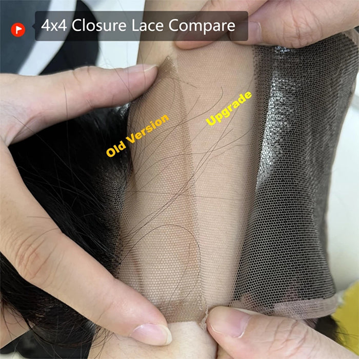 4.5x 4.5 Upgrade Free Parted Lace Closure Body Wave