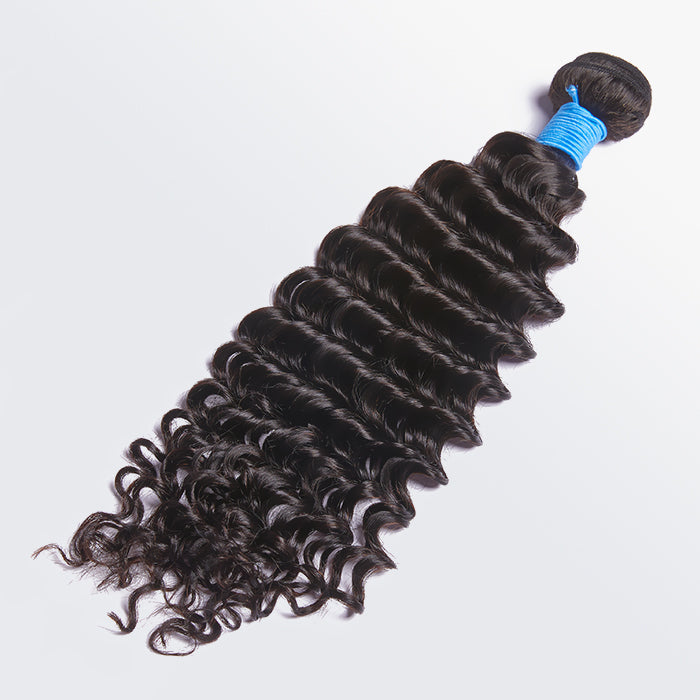 Deep Wave Brazilian 100% Virgin Hair Bundles 10-30''