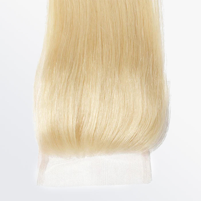 4x4 12A Free Parted Lace Closure Straight #613