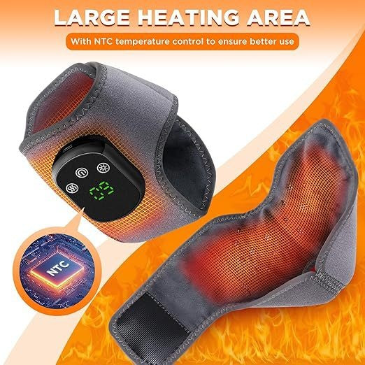 Electric ankle protection hot compress vibrating foot massager massage protector
