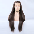 Wigs Long Straight Hair Front Lace Chemical Fiber Ladies Wigs Head Covers Large Lace wigs