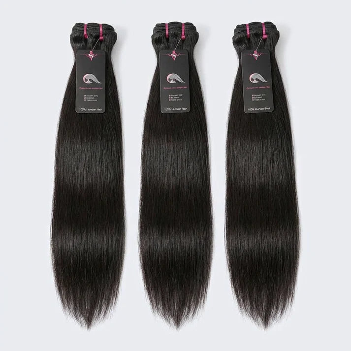 Raw Cambodian Double Drawn Hair Bundles 18-26'' Straight
