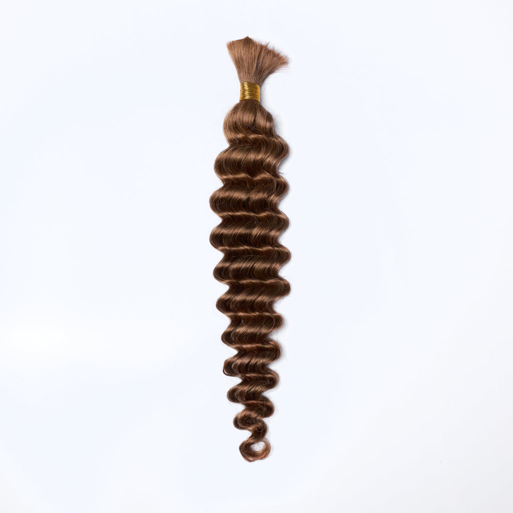 20inch Deep Wave Bulk Hair For Braiding #30 Color