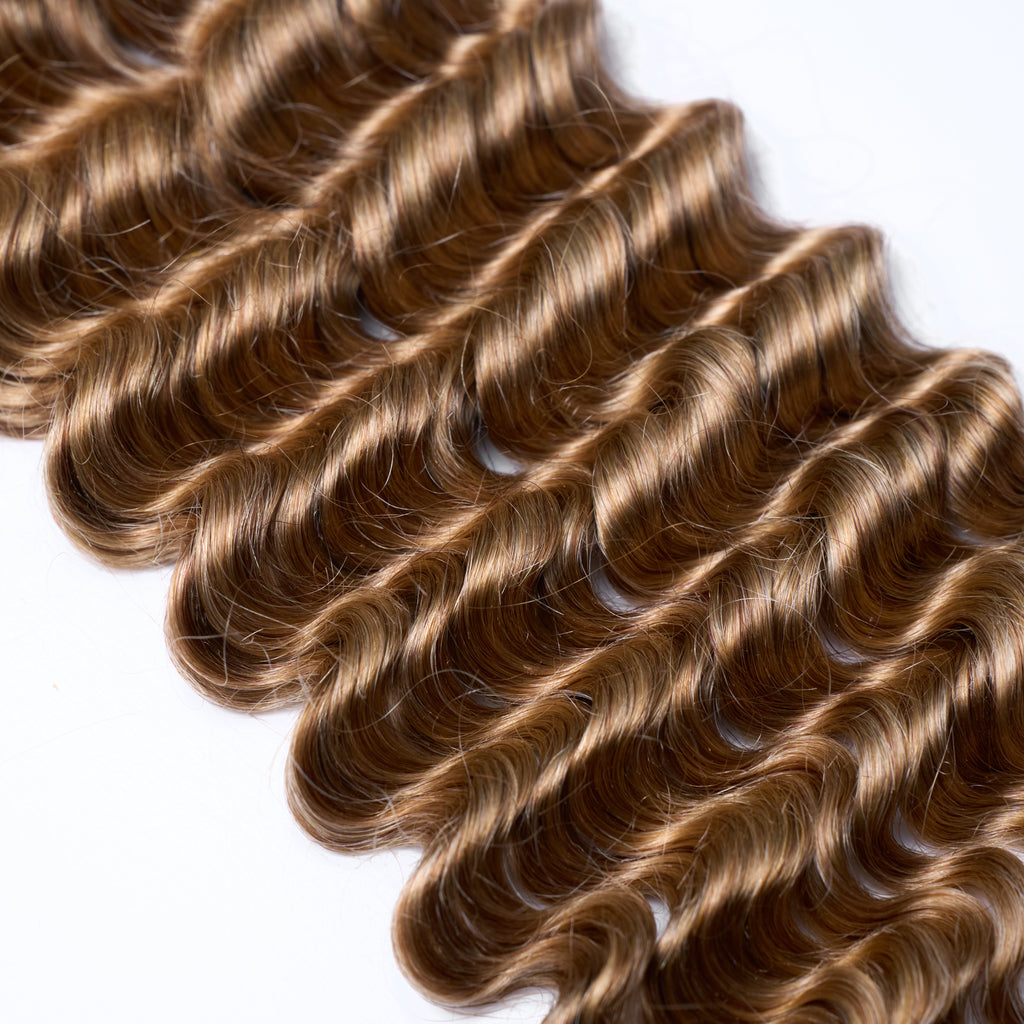 20inch Deep Wave Bulk Hair For Braiding #27 Color