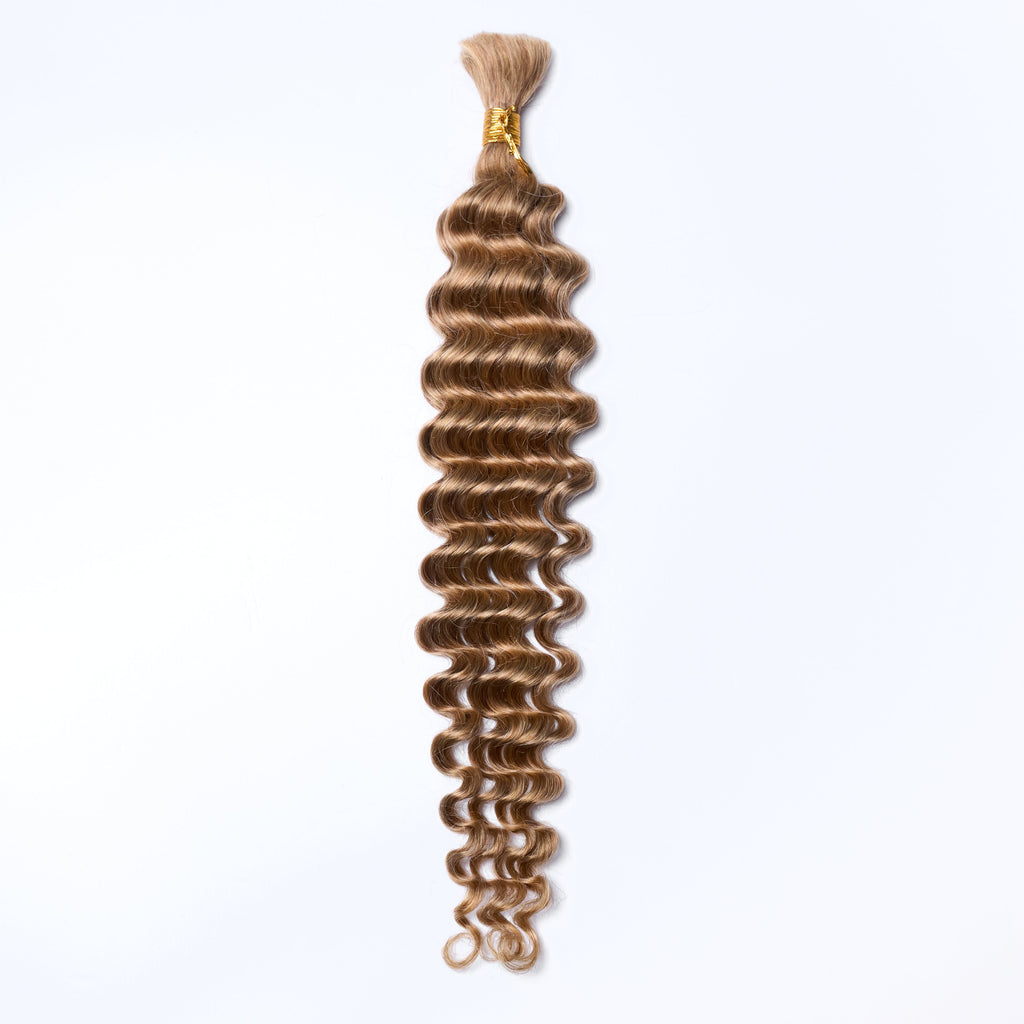 20inch Deep Wave Bulk Hair For Braiding #27 Color