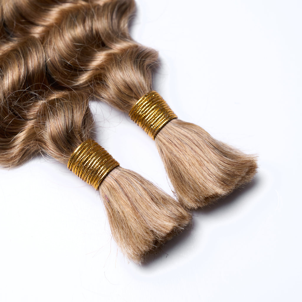 20inch Deep Wave Bulk Hair For Braiding #27 Color
