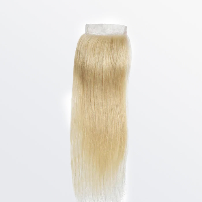 4x4 12A Free Parted Lace Closure Straight #613